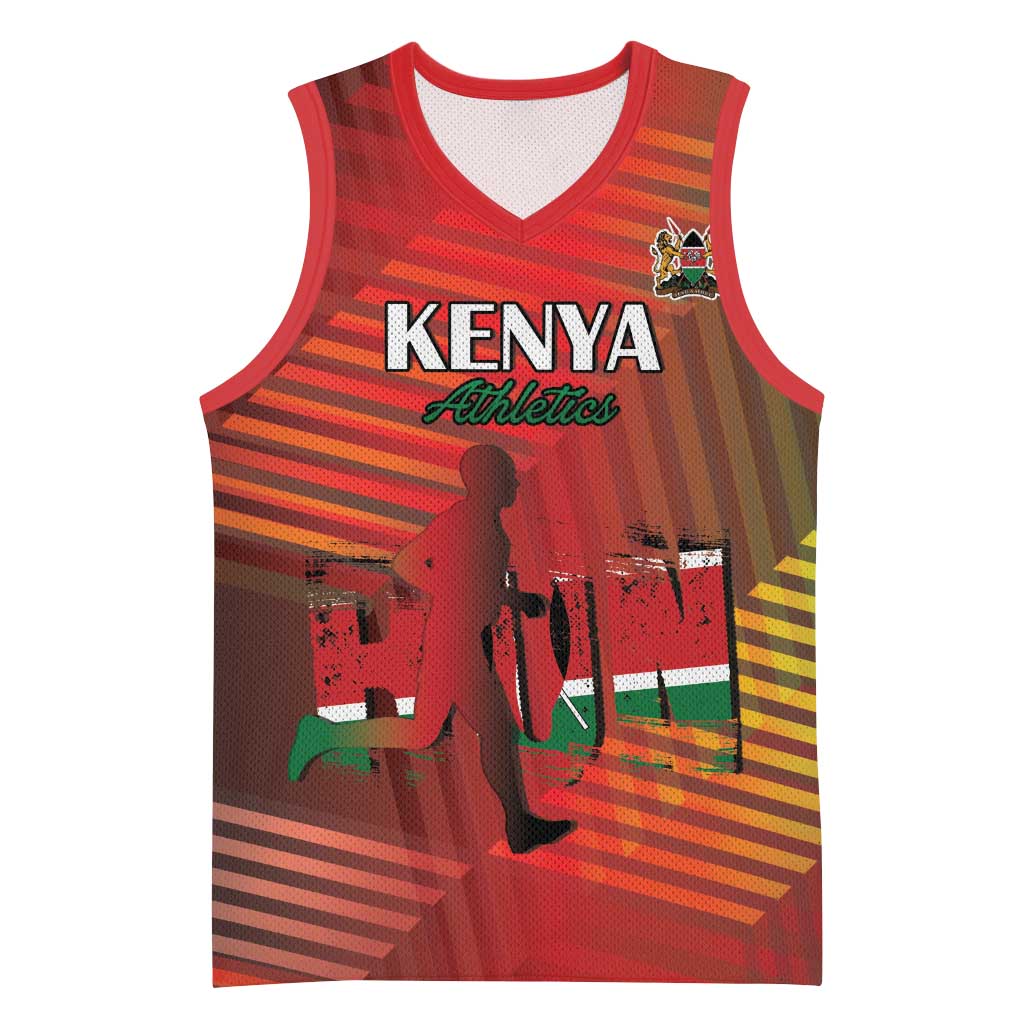 Kenya Athletics Basketball Jersey Run Faster - Wonder Print Shop