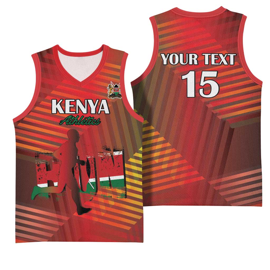 Kenya Athletics Basketball Jersey Run Faster - Wonder Print Shop