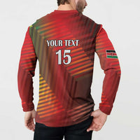 Kenya Athletics Button Sweatshirt Run Faster - Wonder Print Shop