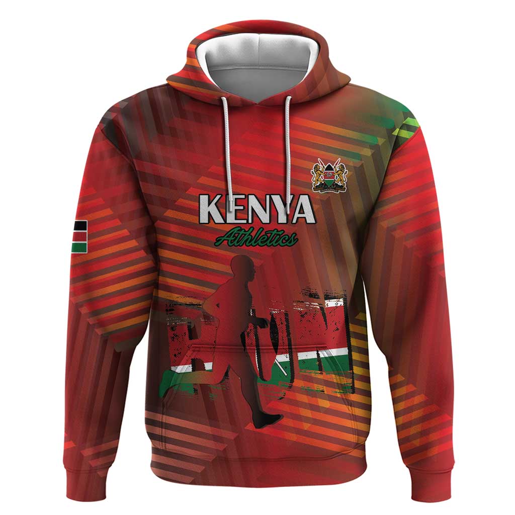 Kenya Athletics Hoodie Run Faster - Wonder Print Shop