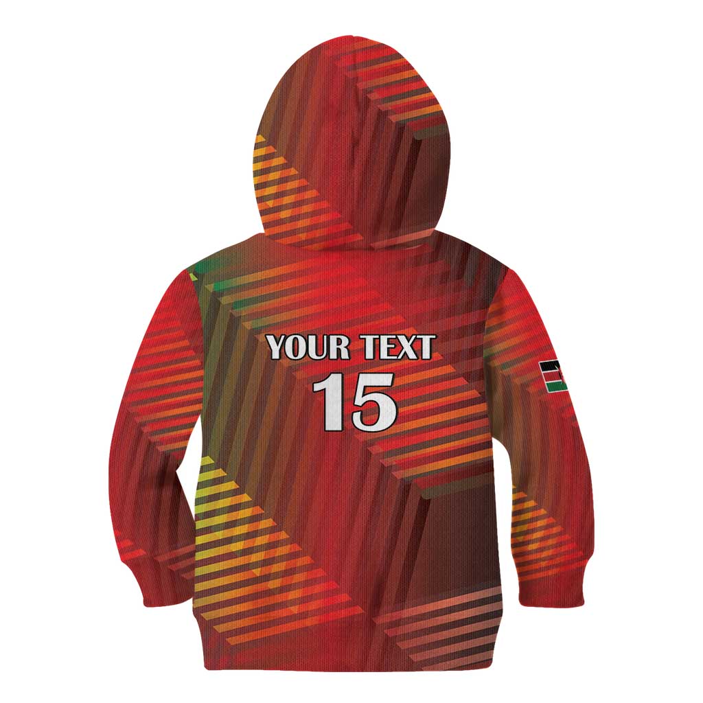 Kenya Athletics Kid Hoodie Run Faster - Wonder Print Shop