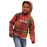 Kenya Athletics Kid Hoodie Run Faster - Wonder Print Shop