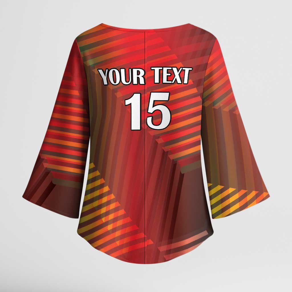 Kenya Athletics Kimono Sleeve Blouse Run Faster - Wonder Print Shop