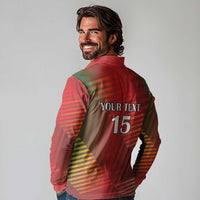Kenya Athletics Long Sleeve Polo Shirt Run Faster - Wonder Print Shop