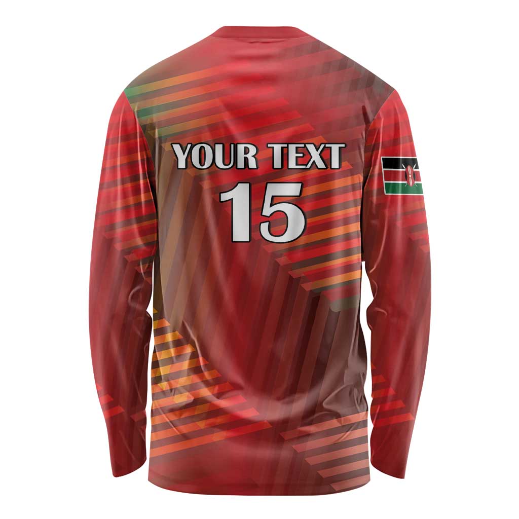 Kenya Athletics Long Sleeve Shirt Run Faster - Wonder Print Shop