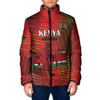 Kenya Athletics Padded Jacket Run Faster - Wonder Print Shop