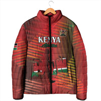 Kenya Athletics Padded Jacket Run Faster - Wonder Print Shop