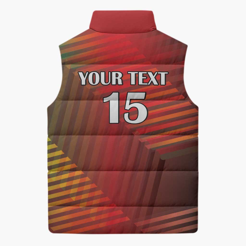 Kenya Athletics Sleeveless Puffer Jacket Run Faster - Wonder Print Shop