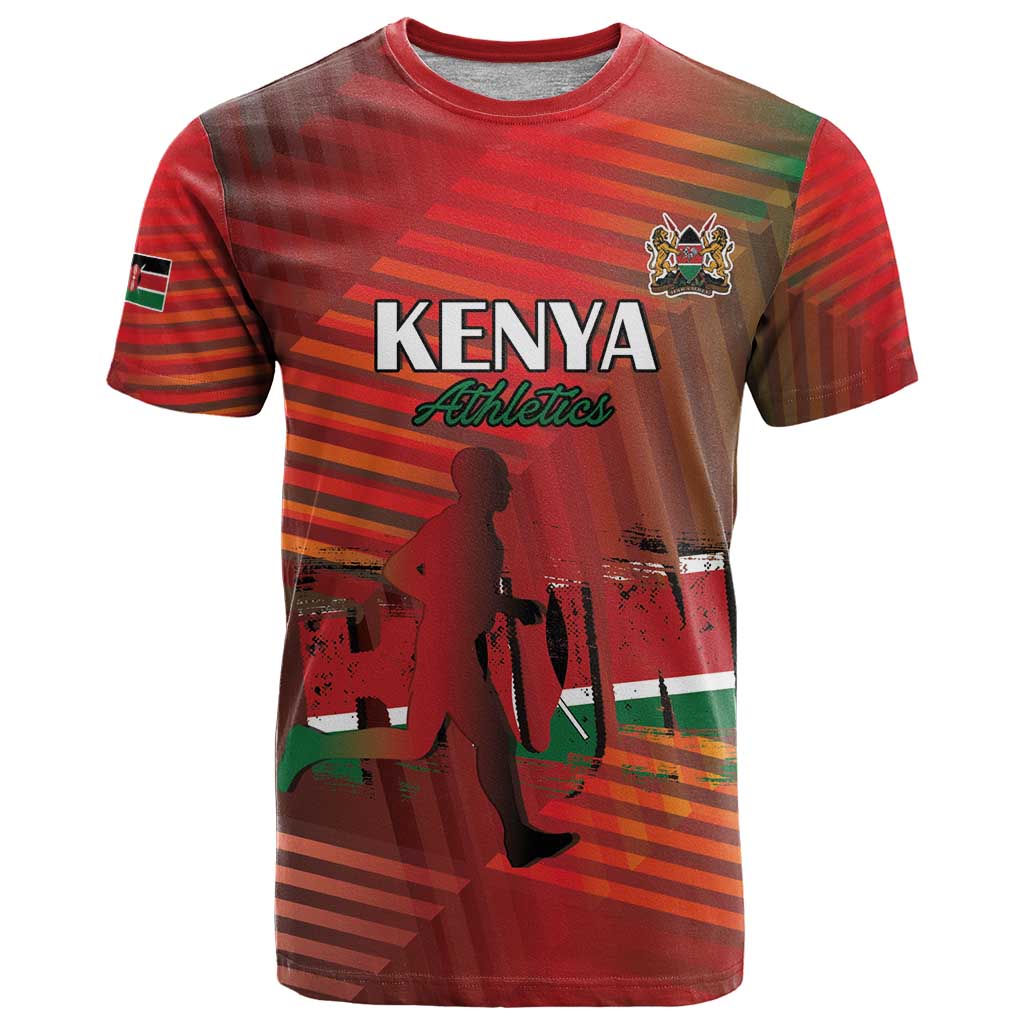 Kenya Athletics T Shirt Run Faster - Wonder Print Shop