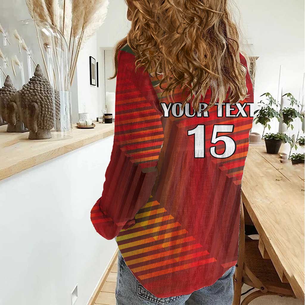 Kenya Athletics Women Casual Shirt Run Faster - Wonder Print Shop