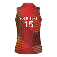 Kenya Athletics Women Sleeveless Polo Shirt Run Faster - Wonder Print Shop