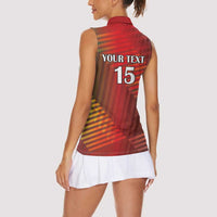 Kenya Athletics Women Sleeveless Polo Shirt Run Faster - Wonder Print Shop
