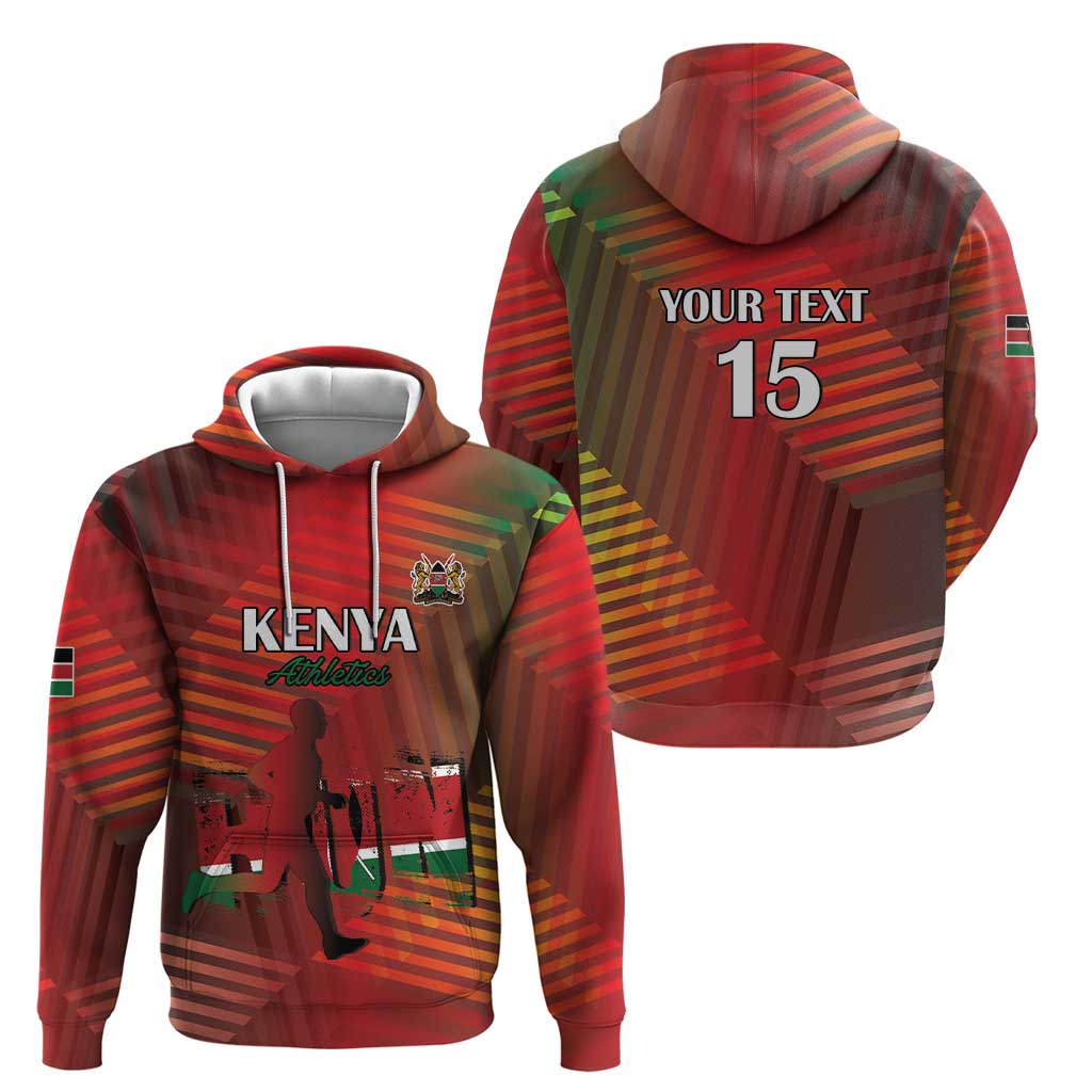 Kenya Athletics Zip Hoodie Run Faster - Wonder Print Shop