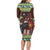 Scotland Christmas Family Matching Long Sleeve Bodycon Dress and Hawaiian Shirt Scottish Terrier - Nollaig Chridheil - Wonder Print Shop