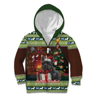 Scotland Christmas Kid Hoodie Scottish Terrier - Nollaig Chridheil - Wonder Print Shop