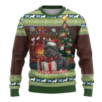 Scotland Christmas Ugly Christmas Sweater Scottish Terrier - Nollaig Chridheil - Wonder Print Shop