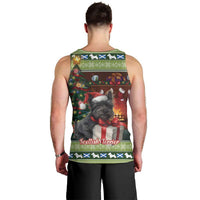 Scotland Christmas Men Tank Top Scottish Terrier - Nollaig Chridheil - Wonder Print Shop