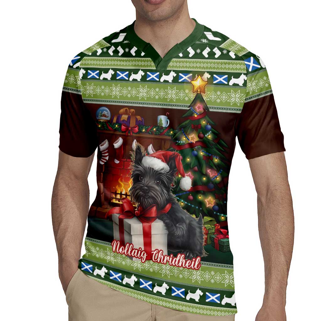 Scotland Christmas Rugby Jersey Scottish Terrier - Nollaig Chridheil - Wonder Print Shop