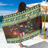 Scotland Christmas Sarong Scottish Terrier - Nollaig Chridheil - Wonder Print Shop