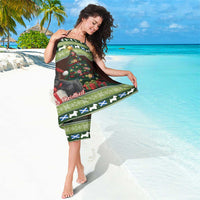 Scotland Christmas Sarong Scottish Terrier - Nollaig Chridheil - Wonder Print Shop