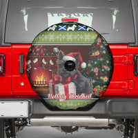 Scotland Christmas Spare Tire Cover Scottish Terrier - Nollaig Chridheil - Wonder Print Shop
