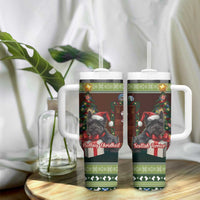Scotland Christmas Tumbler With Handle Scottish Terrier - Nollaig Chridheil - Wonder Print Shop