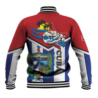 Cuba Independence Day Baseball Jacket Cuban Trogon Mix Hedychium Coronarium - Wonder Print Shop