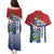 Cuba Independence Day Couples Matching Puletasi and Hawaiian Shirt Cuban Trogon Mix Hedychium Coronarium - Wonder Print Shop