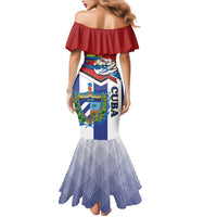 Cuba Independence Day Family Matching Mermaid Dress and Hawaiian Shirt Cuban Trogon Mix Hedychium Coronarium - Wonder Print Shop