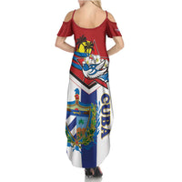 Cuba Independence Day Family Matching Summer Maxi Dress and Hawaiian Shirt Cuban Trogon Mix Hedychium Coronarium - Wonder Print Shop