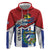 Cuba Independence Day Hoodie Cuban Trogon Mix Hedychium Coronarium - Wonder Print Shop
