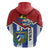 Cuba Independence Day Hoodie Cuban Trogon Mix Hedychium Coronarium - Wonder Print Shop