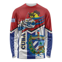 Cuba Independence Day Long Sleeve Shirt Cuban Trogon Mix Hedychium Coronarium - Wonder Print Shop
