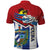 Cuba Independence Day Polo Shirt Cuban Trogon Mix Hedychium Coronarium - Wonder Print Shop
