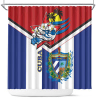 Cuba Independence Day Shower Curtain Cuban Trogon Mix Hedychium Coronarium