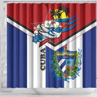 Cuba Independence Day Shower Curtain Cuban Trogon Mix Hedychium Coronarium