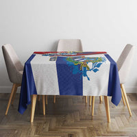 Cuba Independence Day Tablecloth Cuban Trogon Mix Hedychium Coronarium - Wonder Print Shop