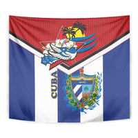 Cuba Independence Day Tapestry Cuban Trogon Mix Hedychium Coronarium - Wonder Print Shop