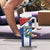 Cuba Independence Day Tumbler With Handle Cuban Trogon Mix Hedychium Coronarium - Coat Of Arms Style - Wonder Print Shop