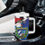 Cuba Independence Day Tumbler With Handle Cuban Trogon Mix Hedychium Coronarium - Coat Of Arms Style - Wonder Print Shop