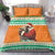 Ivory Coast Christmas Bedding Set Black Santa With Forest Elephant - Wonder Print Shop