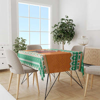 Ivory Coast Christmas Tablecloth Black Santa With Forest Elephant - Wonder Print Shop