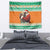 Ivory Coast Christmas Tapestry Black Santa With Forest Elephant - Wonder Print Shop