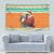 Ivory Coast Christmas Tapestry Black Santa With Forest Elephant - Wonder Print Shop