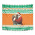 Ivory Coast Christmas Tapestry Black Santa With Forest Elephant - Wonder Print Shop
