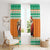 Ivory Coast Christmas Window Curtain Black Santa With Forest Elephant - Wonder Print Shop
