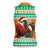 Ivory Coast Christmas Women Sleeveless Polo Shirt Black Santa With Forest Elephant - Wonder Print Shop