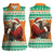 Ivory Coast Christmas Women Sleeveless Polo Shirt Black Santa With Forest Elephant - Wonder Print Shop