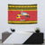 Uganda Christmas Tapestry Grey Crowned Crane With Flag Map - Wonder Print Shop