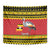 Uganda Christmas Tapestry Grey Crowned Crane With Flag Map - Wonder Print Shop